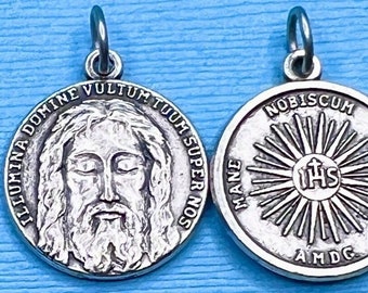 Holy Face of Jesus Medal Holy Face of Christ Medal Shroud of Turin Medal