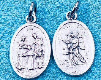 Lot 10 Medal,Holy Family Medals,Guardian Angel Medal,Catholic Holy Medal,Rosary Medal,Confirmation Gift,Confirmation Medal,Catholic Gift