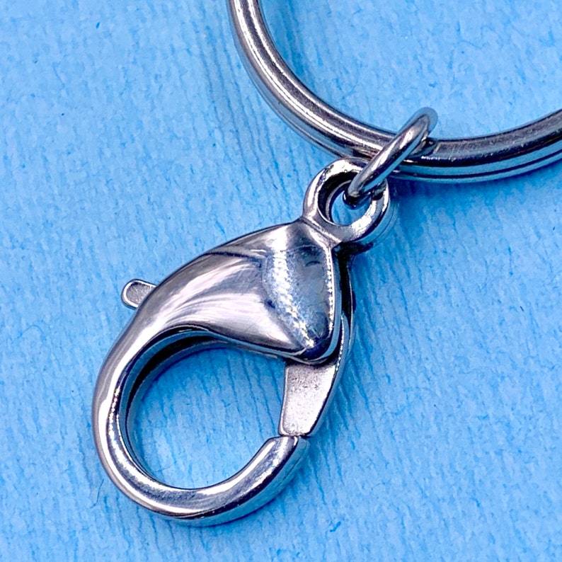 Archangel Michael Key Ring Archangel Michael Clip On Key Ring Archangel Michael Key Ring Archangel Key Chain Stainless Steel Clip On Choice