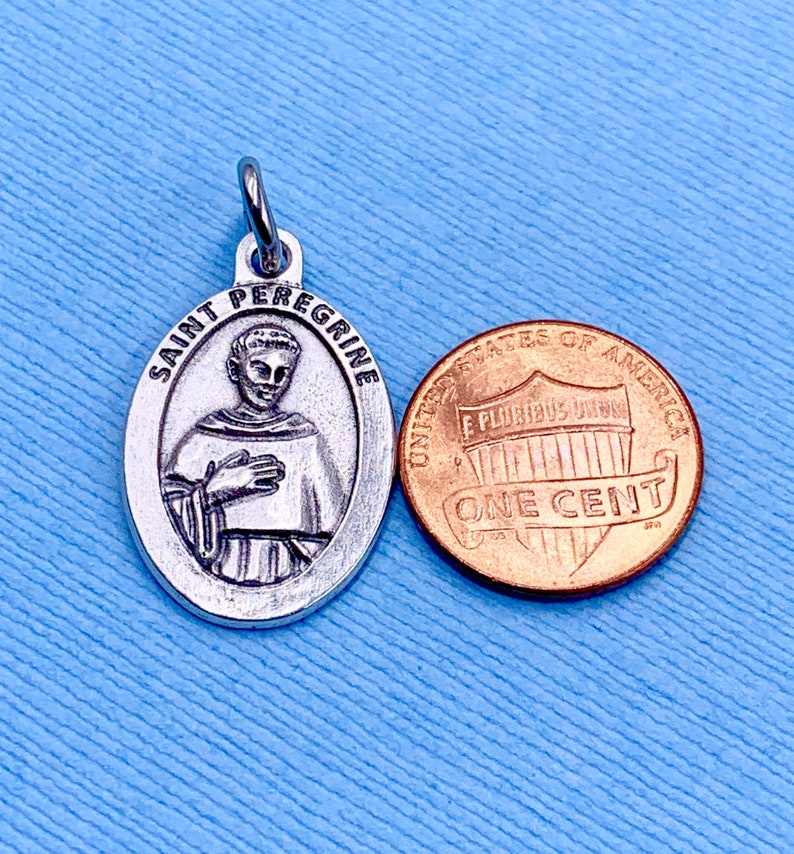 Lot 10 Medals Patron Saint of Cancer St Peregrine MedalSt Etsy