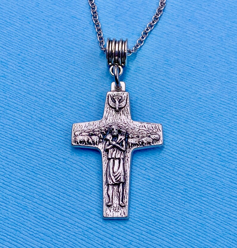 Pope cross necklace Clearance
