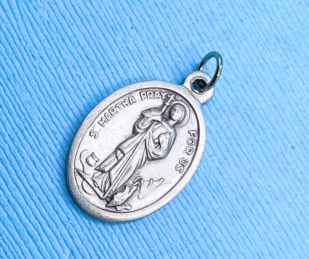 Saint Martha Medal Patron Saint of Dietitians Homemakers Hotel Keepers ...