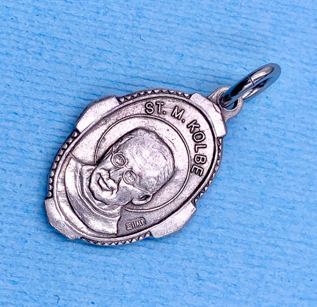 Saint Maximilian Kolbe Medal Patron Saint of Drug Addiction Families ...