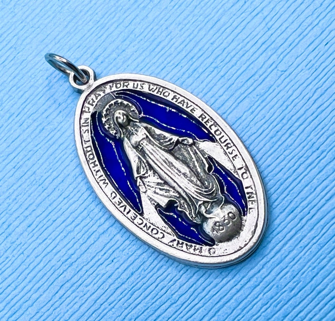 Our Lady of the Miraculous Medal Pendant Patron of Special Graces ...