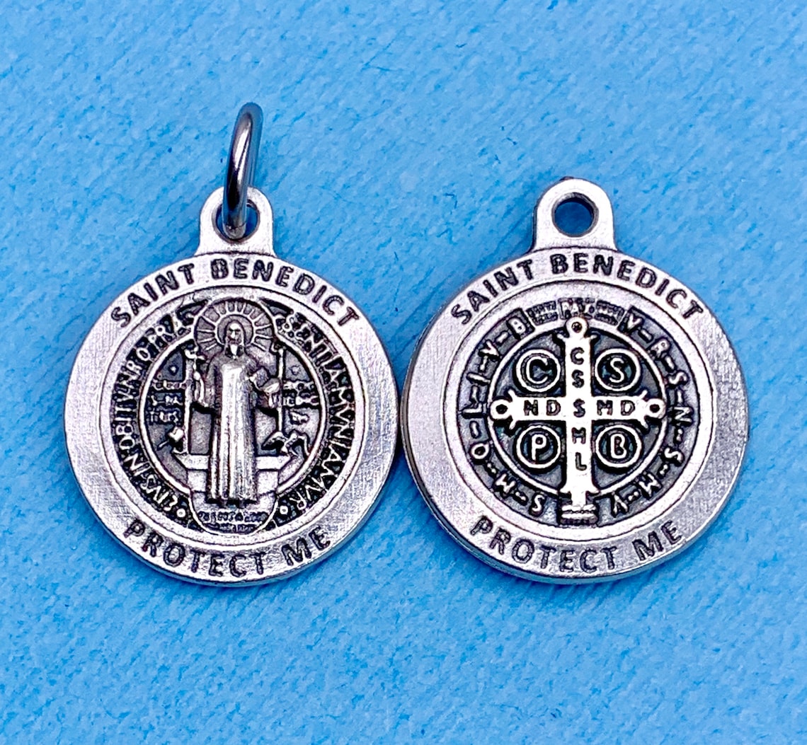Lot 5 Medals St Benedict Protection Medal St Benedict Medal Etsy