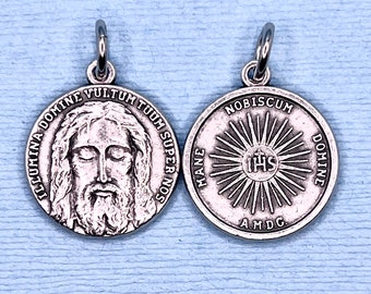 Holy Face of Jesus Medal Holy Face of Christ Medal Shroud of Turin Catholic Medal Holy Medal Rosary Medal Baptism Gift RCIA Gift