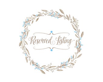 Reserved for Adelyne