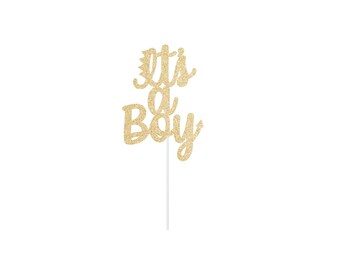 It's a Boy Dino Cake Topper | Dinosaur Cake Topper | Centerpiece Dino Sign | Baby Shower Boy