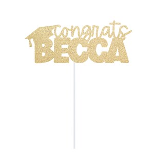 Custom Graduation 2025 Cake Topper Sign Centerpiece