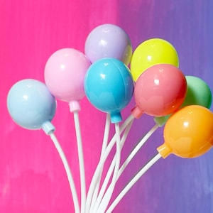 Mini Balloons Miniature Balloons Balloons For Figurines Cupcake Toppers Tiny Balloons