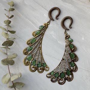 Very long dangle hanger plugs ,tunnels hook ear gauge,size 4,5,6,8,10,12,14,16,18,20 mm,6g,4,2g,0,00g,3/16,1/4,1/2,5/16,9/16,5/8,3/4,7/8&quot;