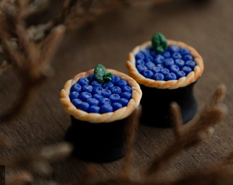 Blueberry pie basket ear plugs,food  gauges,8,10,12,14,16,18,20,22,24,26,28,30mm;2g,0g,00g;5/16",3/8",1/2",9/16",5/8",3/4",7/8",1 1/4"