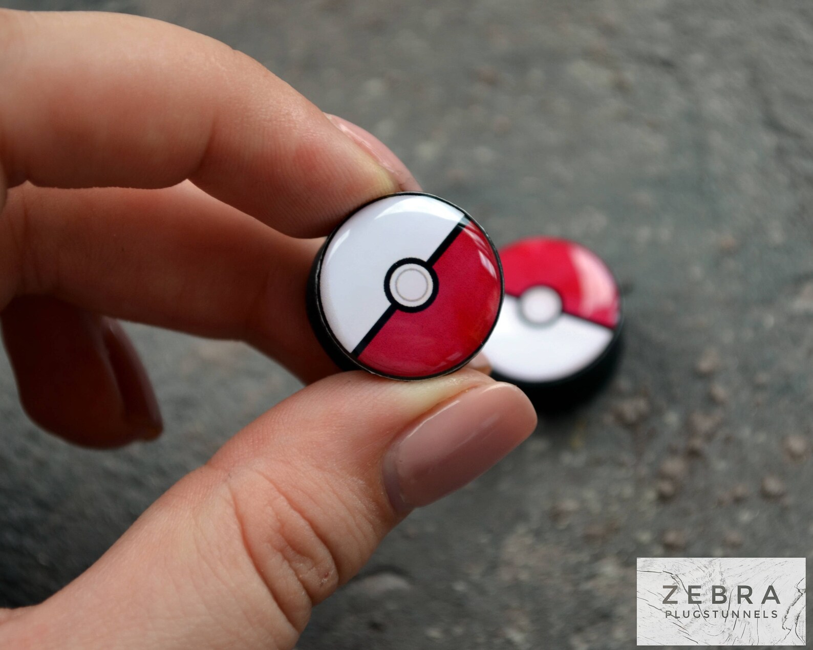 Pair anime Plugs image ear wood or clay gauges Etsy