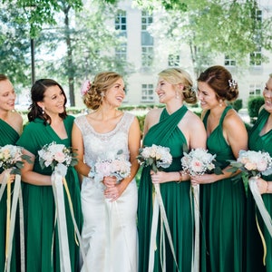 Emerald Green LONG Floor Length Ball Gown Maxi Infinity Dress - Etsy