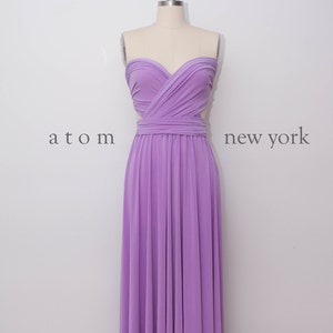Lavender LONG Floor Length Ball Gown Infinity Dress - Etsy