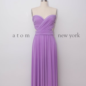 Lavender LONG Floor Length Ball Gown Infinity Dress Convertible Formal Multiway Wrap Dress Bridesmaid Evening Dress Wedding Full Length