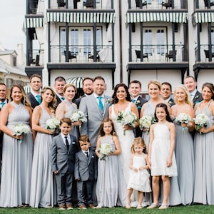 Bridesmaid Dress Infinity Dress | Convertible Prom Dresses | Maternity Dress | Wedding | SHORT Knee Length & LONG Floor Length Gown Formal