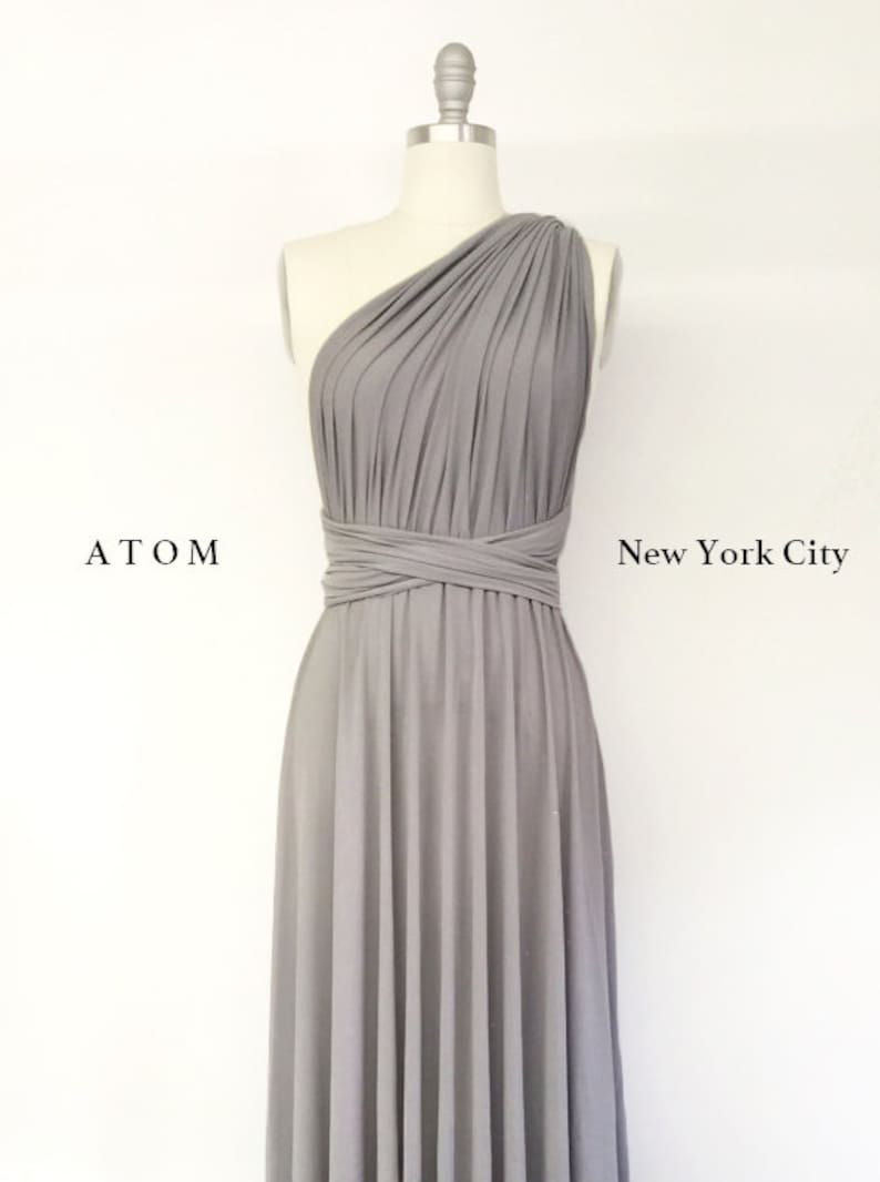 Light Grey Cocktail Dress