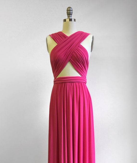 Hot Pink Short Formal Dress