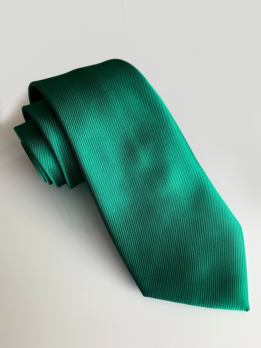 Emerald Green Men's Necktie Matching for Atom Attire Infinity Dresses