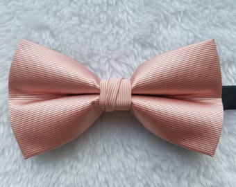 Rose Blush Pink Men's Bow Tie - Matching for Atom Attire Infinity Dresses | Pre Tied | Wedding | Groomsmen | Best Man | Gift | Ideas for him