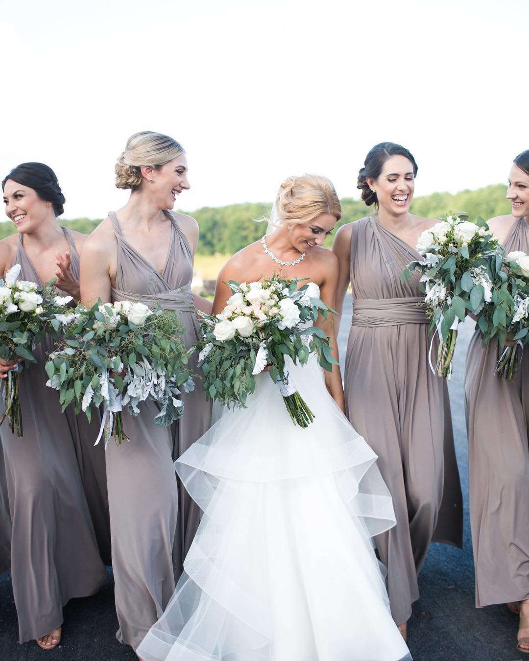 Taupe LONG Floor Length Ball Gown Infinity Dress Convertible Formal Multiway Wrap Dress Bridesmaid Dress Party Dress Evening Wedding Dress