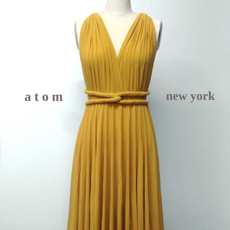 Mustard Yellow Dress - Etsy