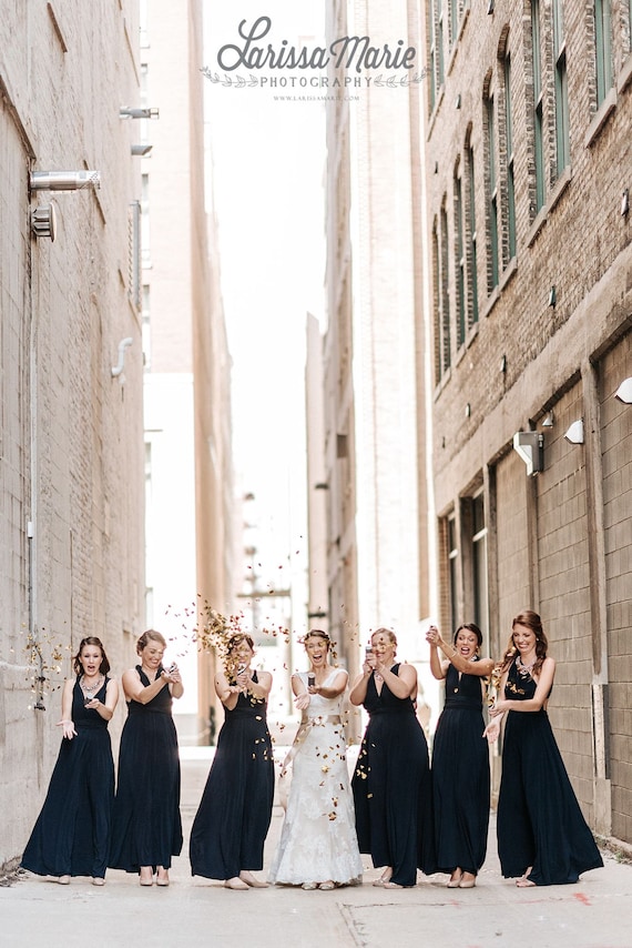 Floor Length Long Ball Gown Maxi Infinity Dress Convertible Formal Multiway Wrap Bridesmaid Dress Evening Dress Wedding Party