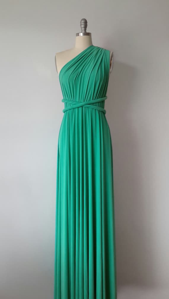 jade green dress