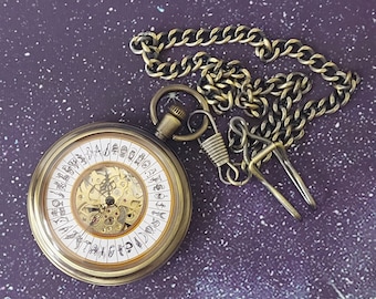 Alethiometer Inspired Pocket Watch / Necklace