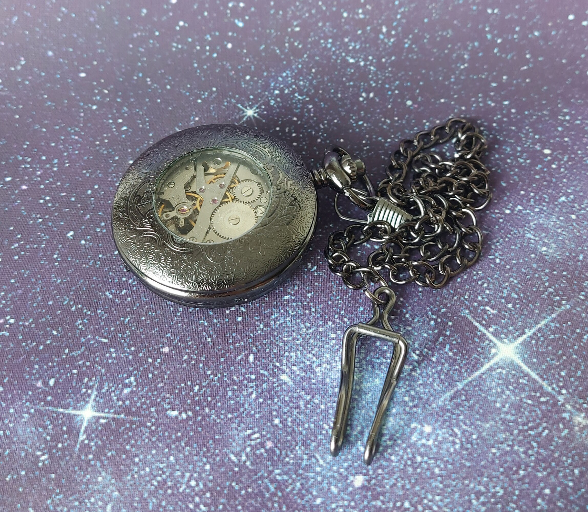 Alethiometer Inspired Gunmetal Mechanical Pocket Watch - Etsy
