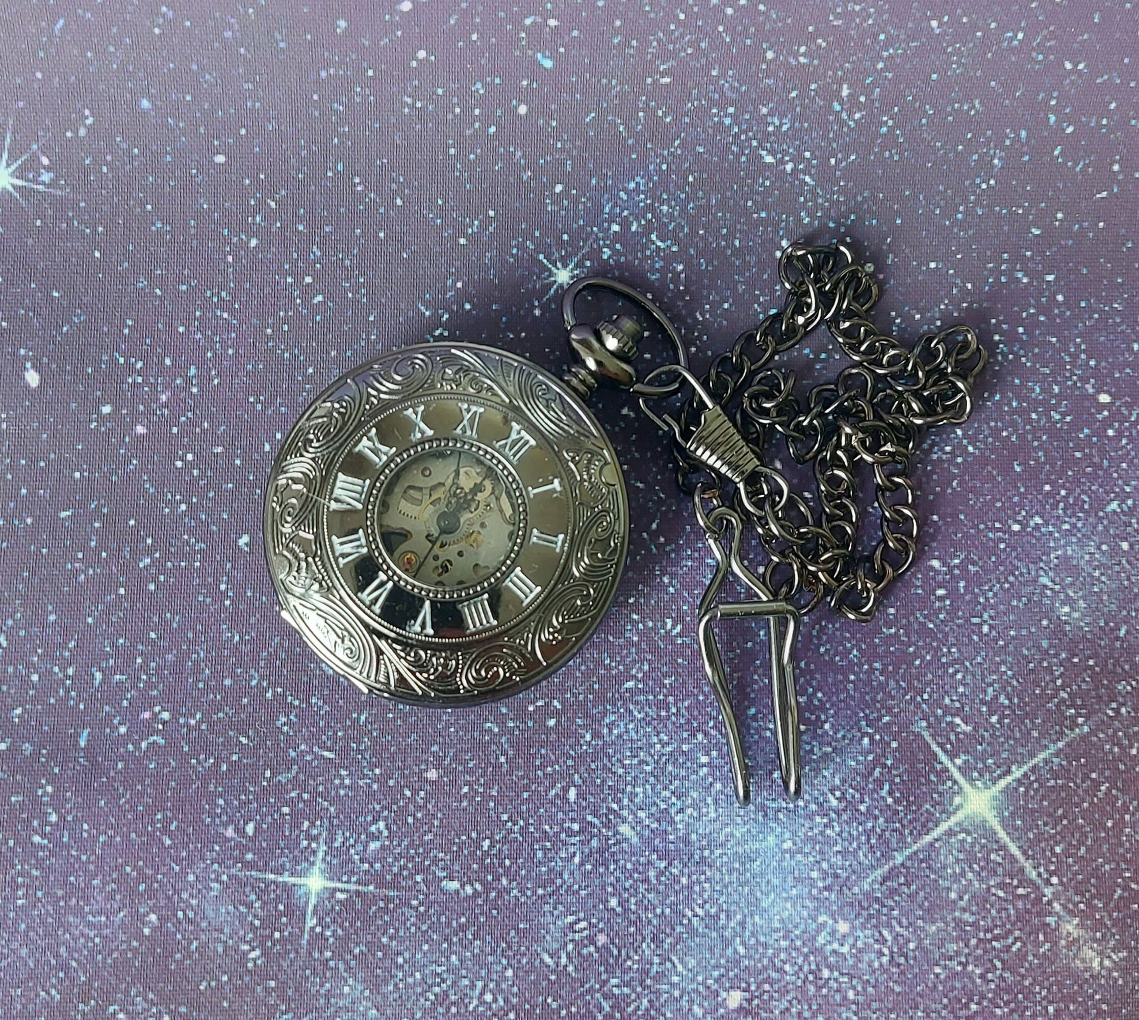 Alethiometer Inspired Gunmetal Mechanical Pocket Watch - Etsy