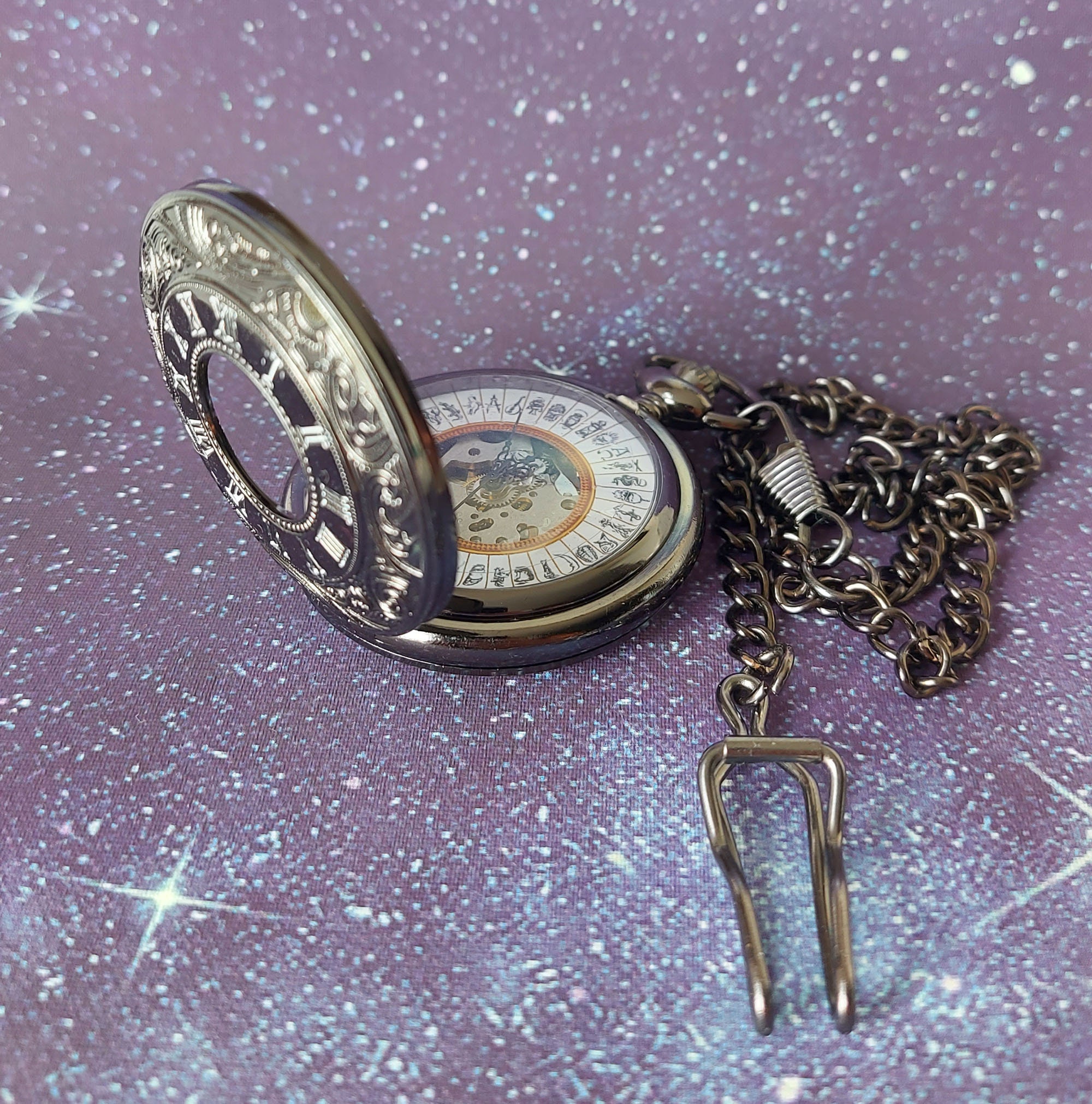 Alethiometer Inspired Gunmetal Mechanical Pocket Watch - Etsy