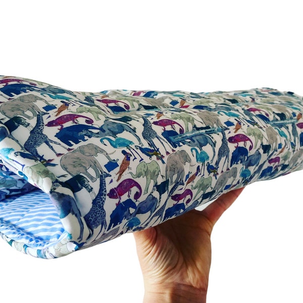 Queue for the Zoo | Eekieigo | Made  With Liberty London Fabric | Custom Made Pram Liner | Stroller Liner | Universal