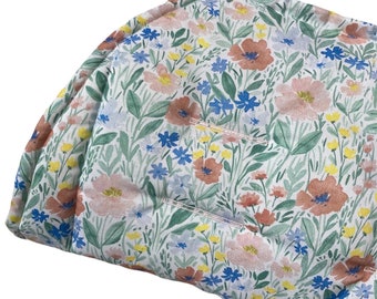 Watercolour Floral | Custom Made Pram Liner | Eekieigo | Stroller Liner | Pram Specific | Seat liner