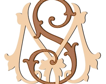 Custom Monogram - 2-letter Monogram - 18"x18"