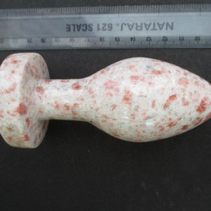 5 Anal Butt Plug Rose Quartz / Sunstone Pleasure Yoni Dildo Goddess Plug Sexytoy dildoes For Man With Gift Bag / Massage stone image 9