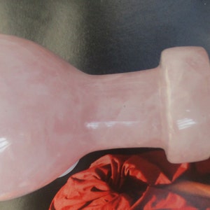 5 Anal Butt Plug Rose Quartz / Sunstone Pleasure Yoni Dildo Goddess Plug Sexytoy dildoes For Man With Gift Bag / Massage stone image 4