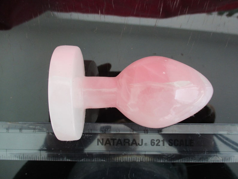 5 Anal Butt Plug Rose Quartz / Sunstone Pleasure Yoni Dildo Goddess Plug Sexytoy dildoes For Man With Gift Bag / Massage stone image 6