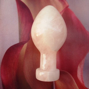 5 Anal Butt Plug Rose Quartz / Sunstone Pleasure Yoni Dildo Goddess Plug Sexytoy dildoes For Man With Gift Bag / Massage stone Rose Quartz