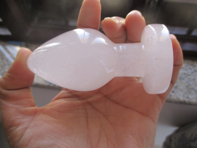 5 Anal Butt Plug Rose Quartz / Sunstone Pleasure Yoni Dildo Goddess Plug Sexytoy dildoes For Man With Gift Bag / Massage stone image 10