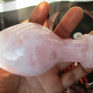 5 Anal Butt Plug Rose Quartz / Sunstone Pleasure Yoni Dildo Goddess Plug Sexytoy dildoes For Man With Gift Bag / Massage stone image 3