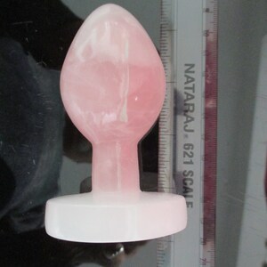 5 Anal Butt Plug Rose Quartz / Sunstone Pleasure Yoni Dildo Goddess Plug Sexytoy dildoes For Man With Gift Bag / Massage stone Large Rose Quartz