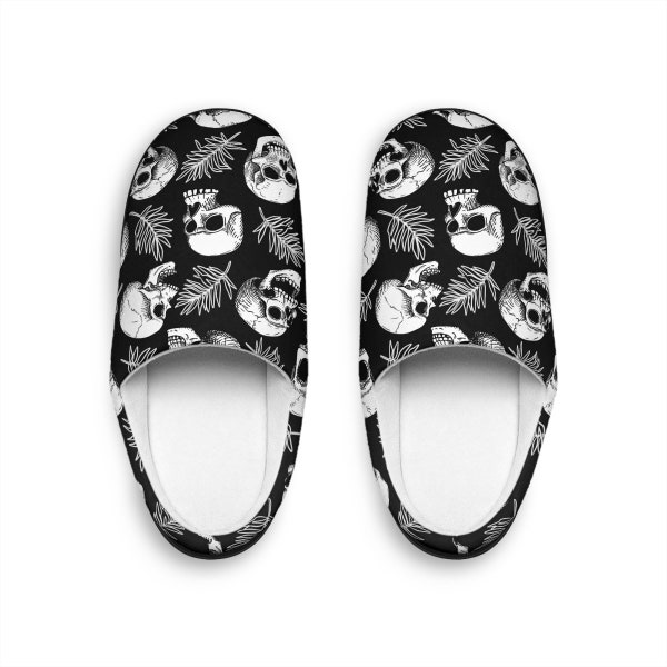 Skull Slippers Etsy