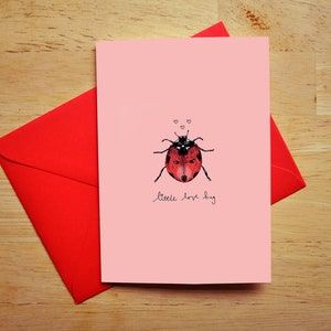 Little Love Bug Biglietto di auguri di San Valentino