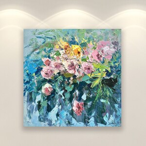 淡いピンクのバラのウォールアート、アートプリント、フラワーアートプリント、花柄ウォールアート、ウォールアートプリント、キッチンウォールアート、ウォールデコレーションアート、女性へのギフト
