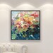 Roses Painting on Canvas, Original Art, Flowers Painting, Floral Painting, Modern Art, Impasto, Living Room Wall Art, Large Painting, Gift