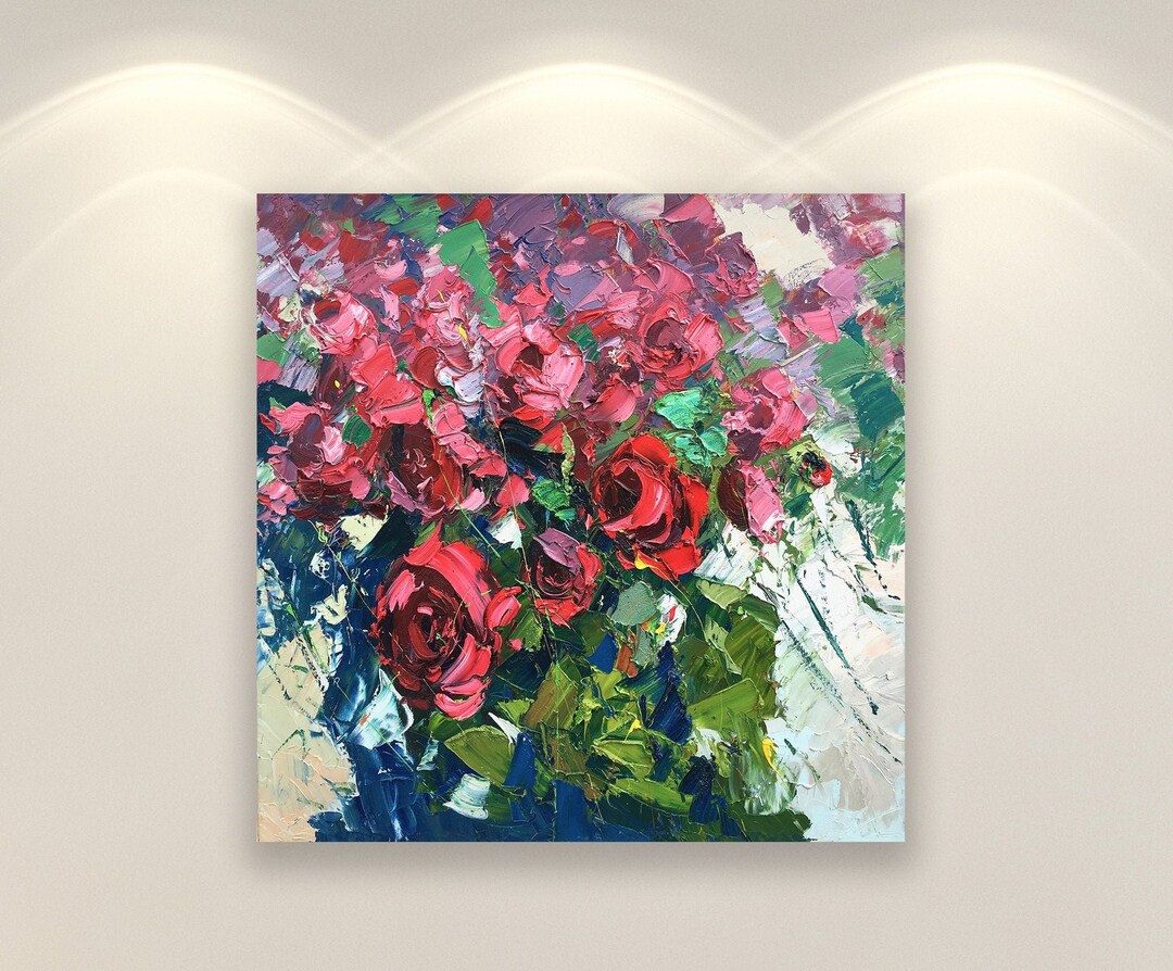 Red Roses Prints, Art Print, Floral Wall Art, Flower Art Print, Wall ...