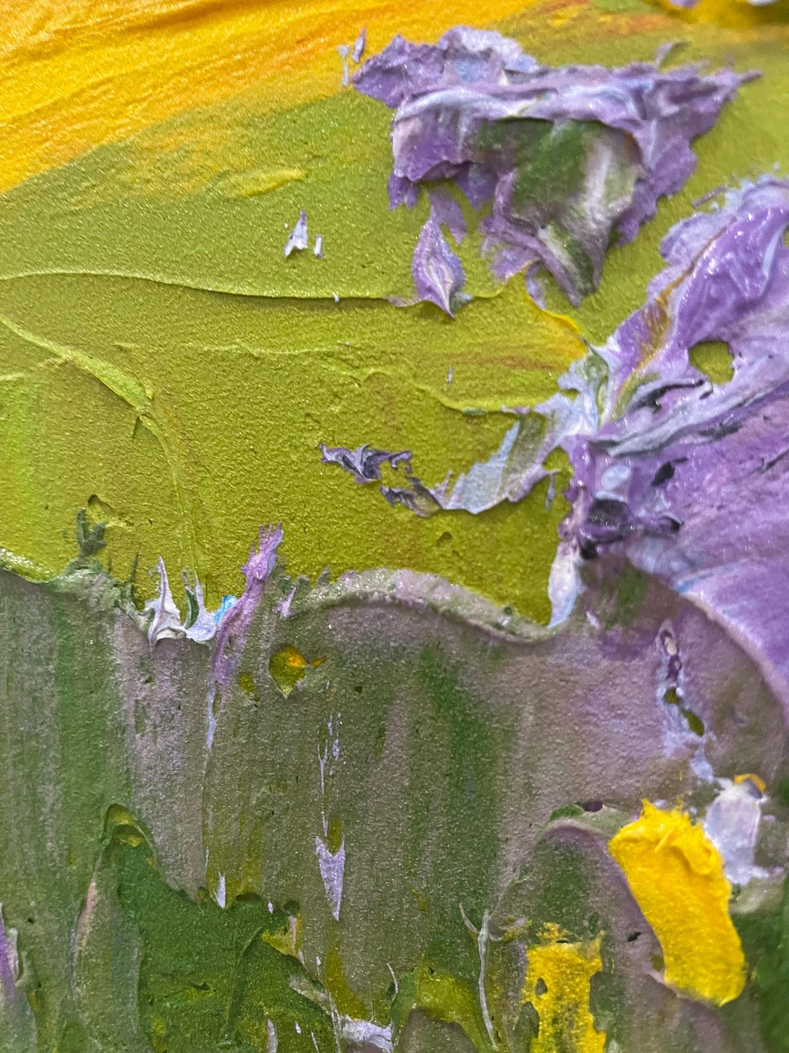 Abstract Canvas Art, Modern Textured Kitchen Decor, Small Wall Art