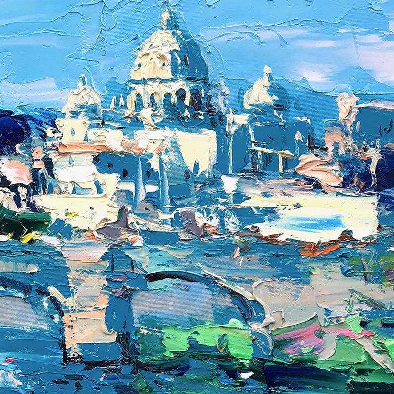 Detail of Rome oil painting on canvas